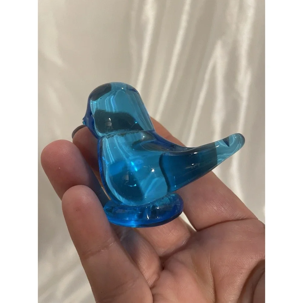 Small bluebird of happiness figurine vintage Happy Little Bluebird 2